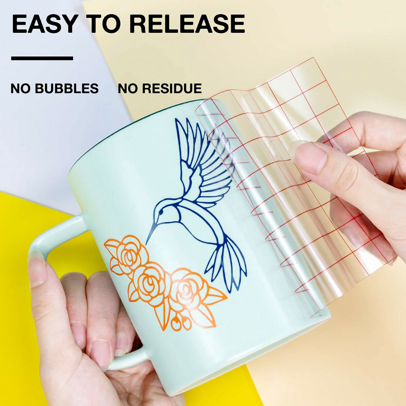 Vinyl Transfer Paper Tape Roll Craft Application Paper Transfer Paper for Cricut