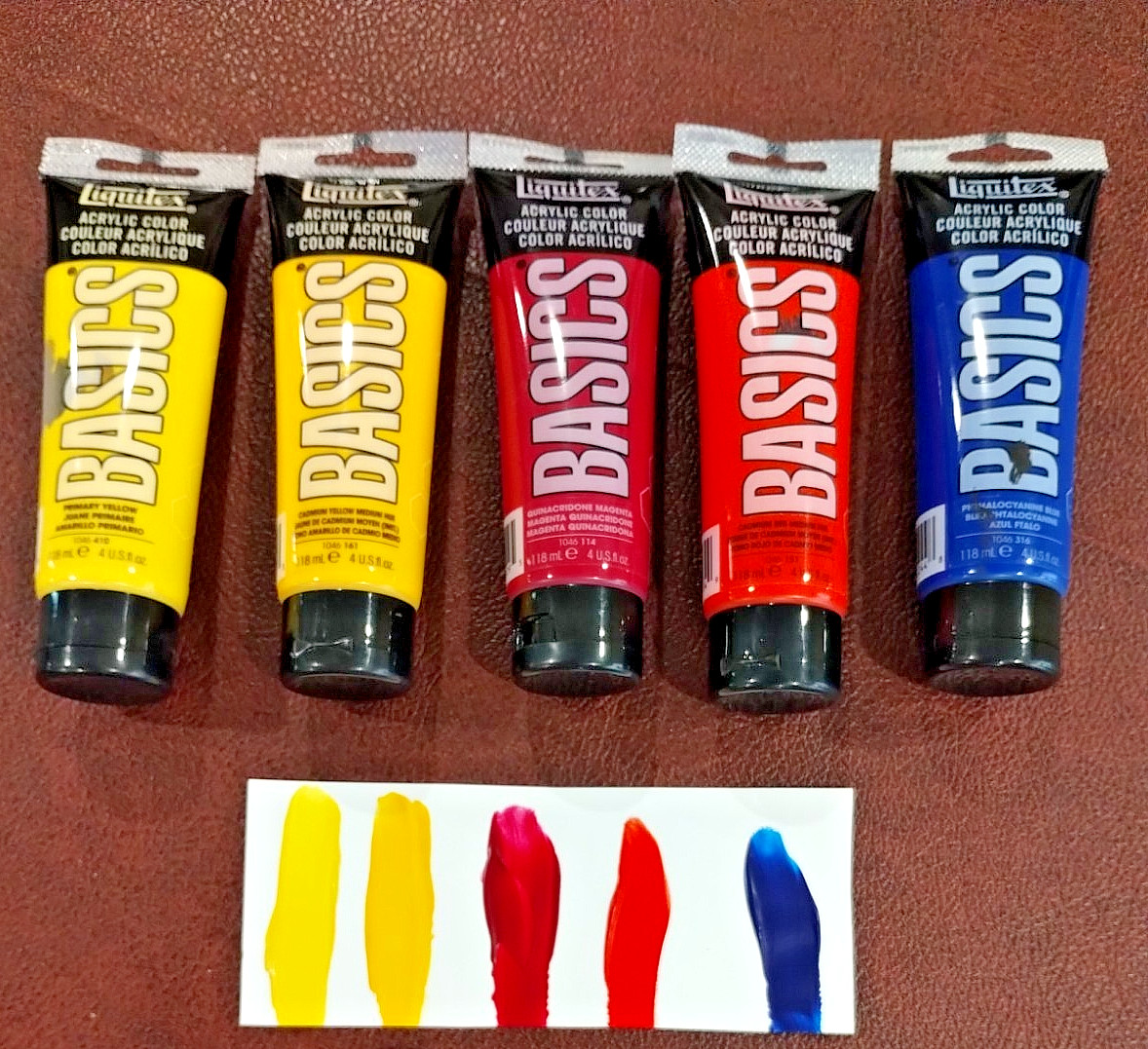 Liquitex Basics Smart Craft Acrylic Paint Lot of 9 Used