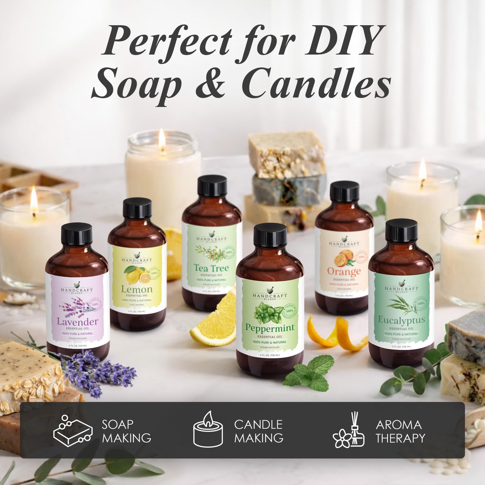 Handcraft Blends Frankincense Essential Oil – Huge 4 Fl 4 Oz (Pack of 1)