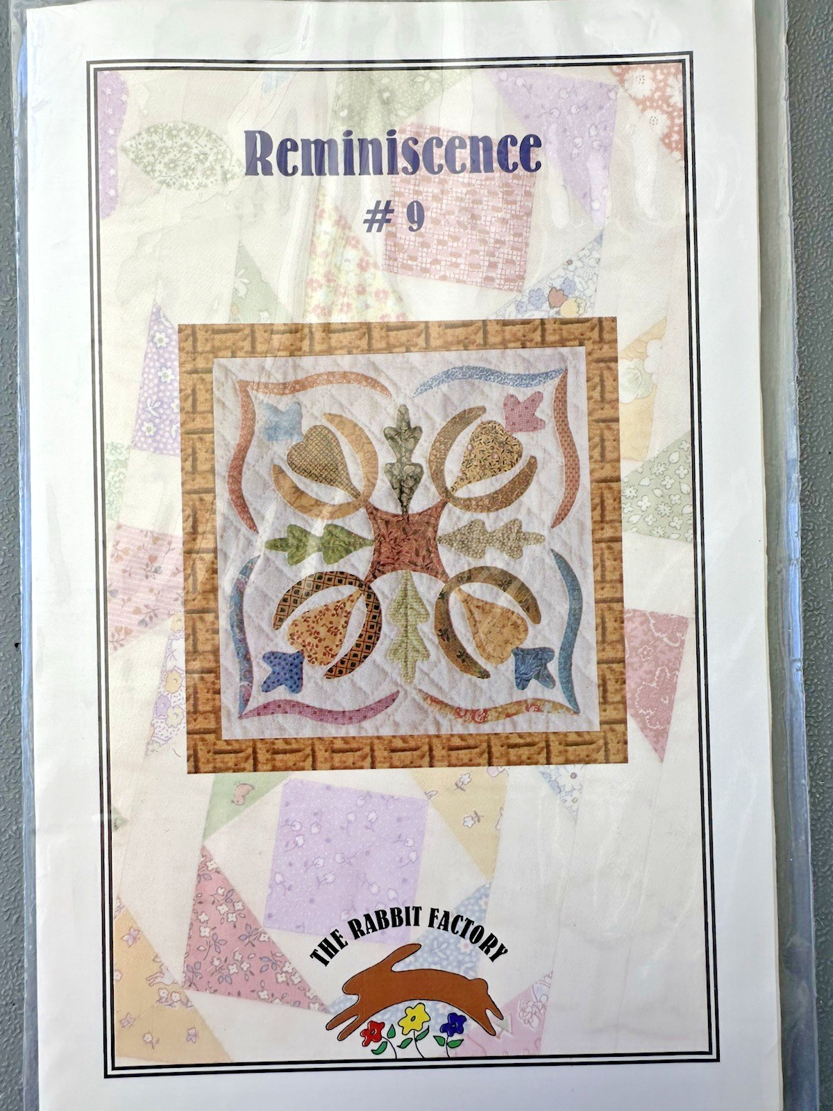 The Rabbit Factory Quilt Pattern Reminiscence Quilt of the Month 1-12 READ