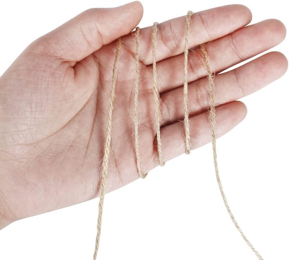 Eco-Friendly 500ft Jute Twine – Durable Craft Rope for Weddings & Festive Events