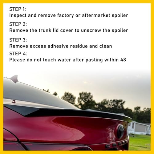 Rear Spoiler Wing for 2018-2024 Toyota Camry LE SE XLE XSE TRD Hybrid Trunk