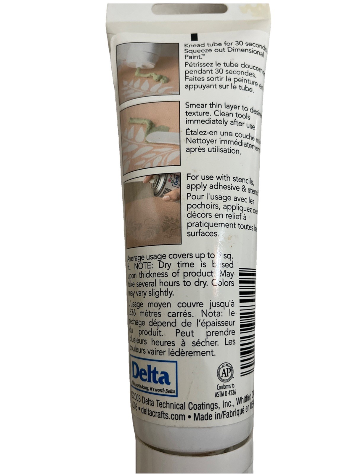 Delta Texture Magic Dimensional Paint 4 Fl Oz Tubes Earth Tones (11) Tubes Incl