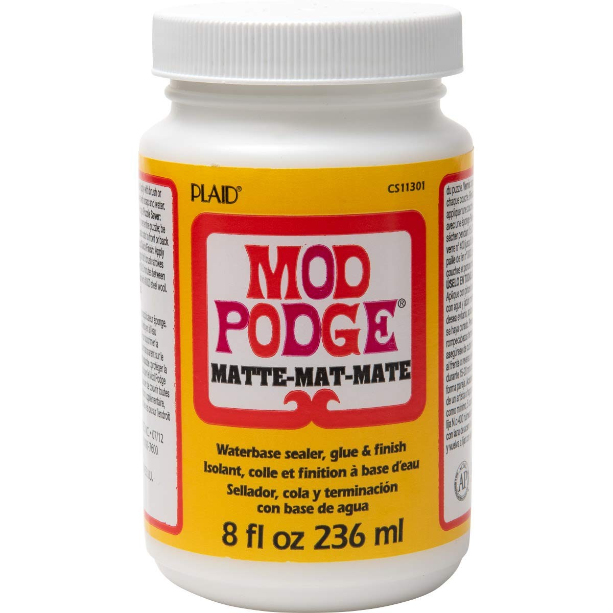 Mod Podge Matte Sealer, Glue & Finish: All-in-One Craft 8 fl oz,
