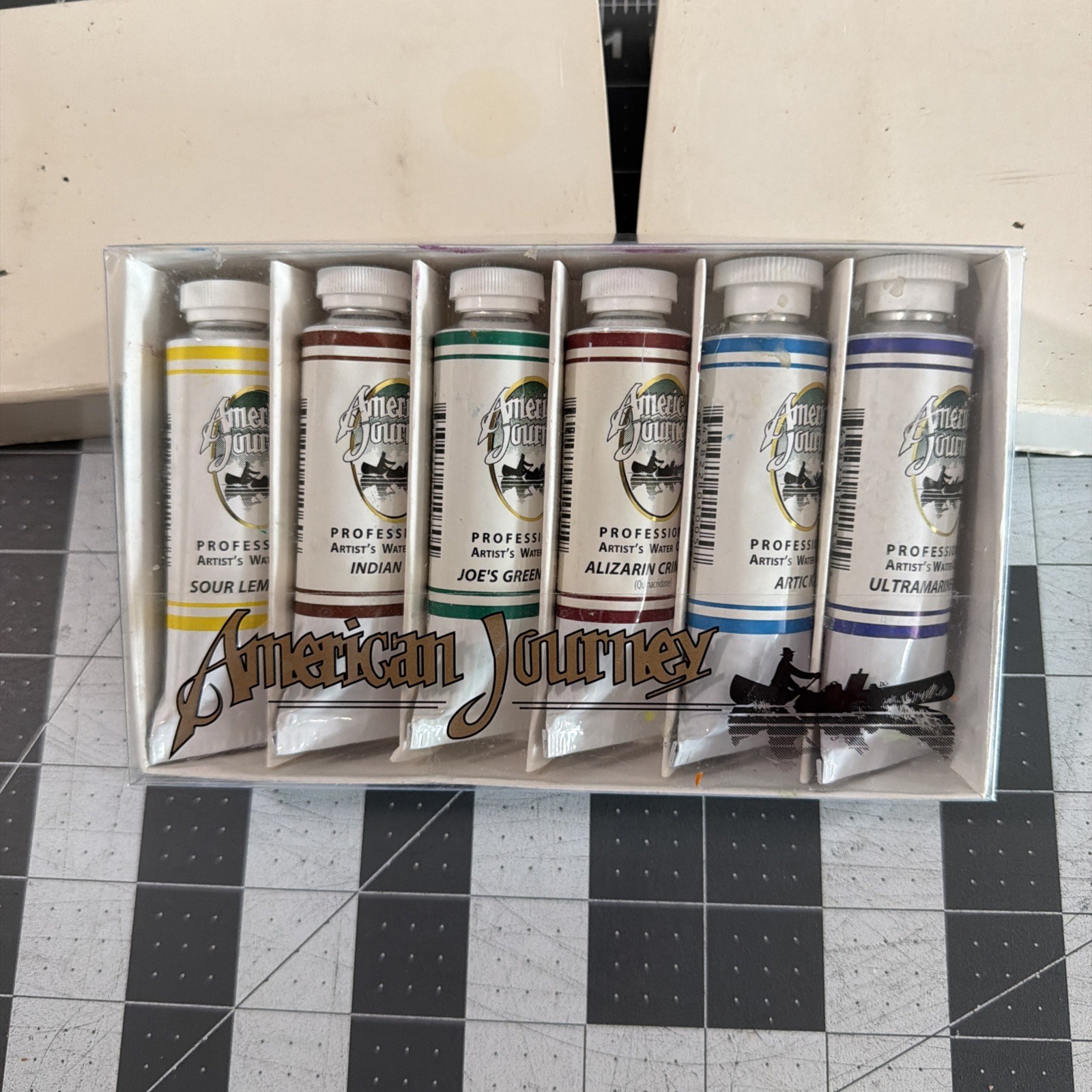 Professional Watercolor Paint Set (6) 37 ml / 1.25 Fl Oz Assorted Colors – New