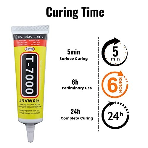 T-7000 Glue 50ml High Viscosity Black Adhesive for Phone Screen Repair Glass