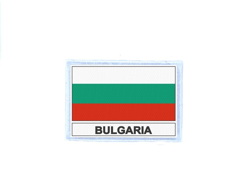 Patch Badge Printed Flag BG Bulgaria