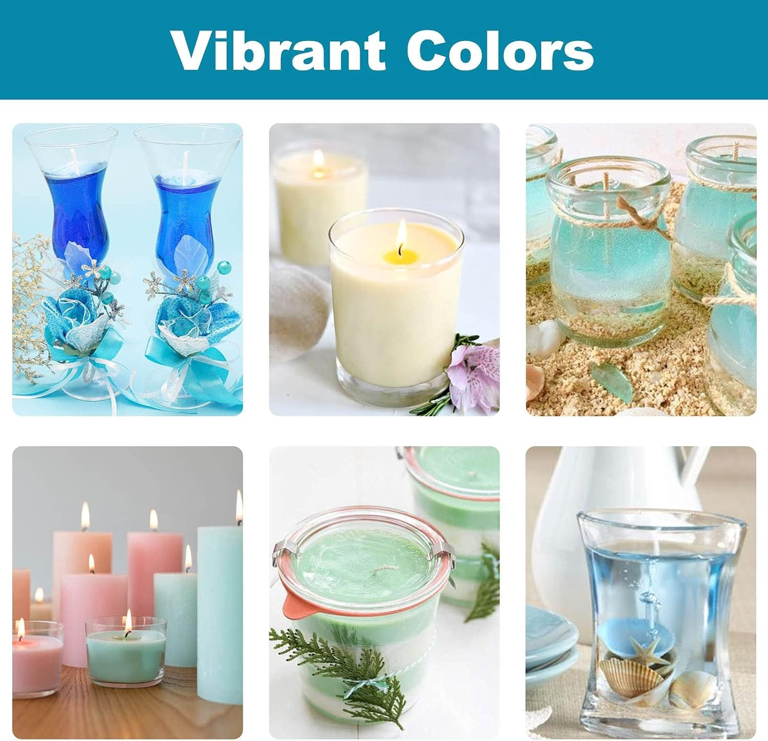 Candle Dye – 7 Colors Candle Making Liquid Dye,Candle Color Dye Set for Candles