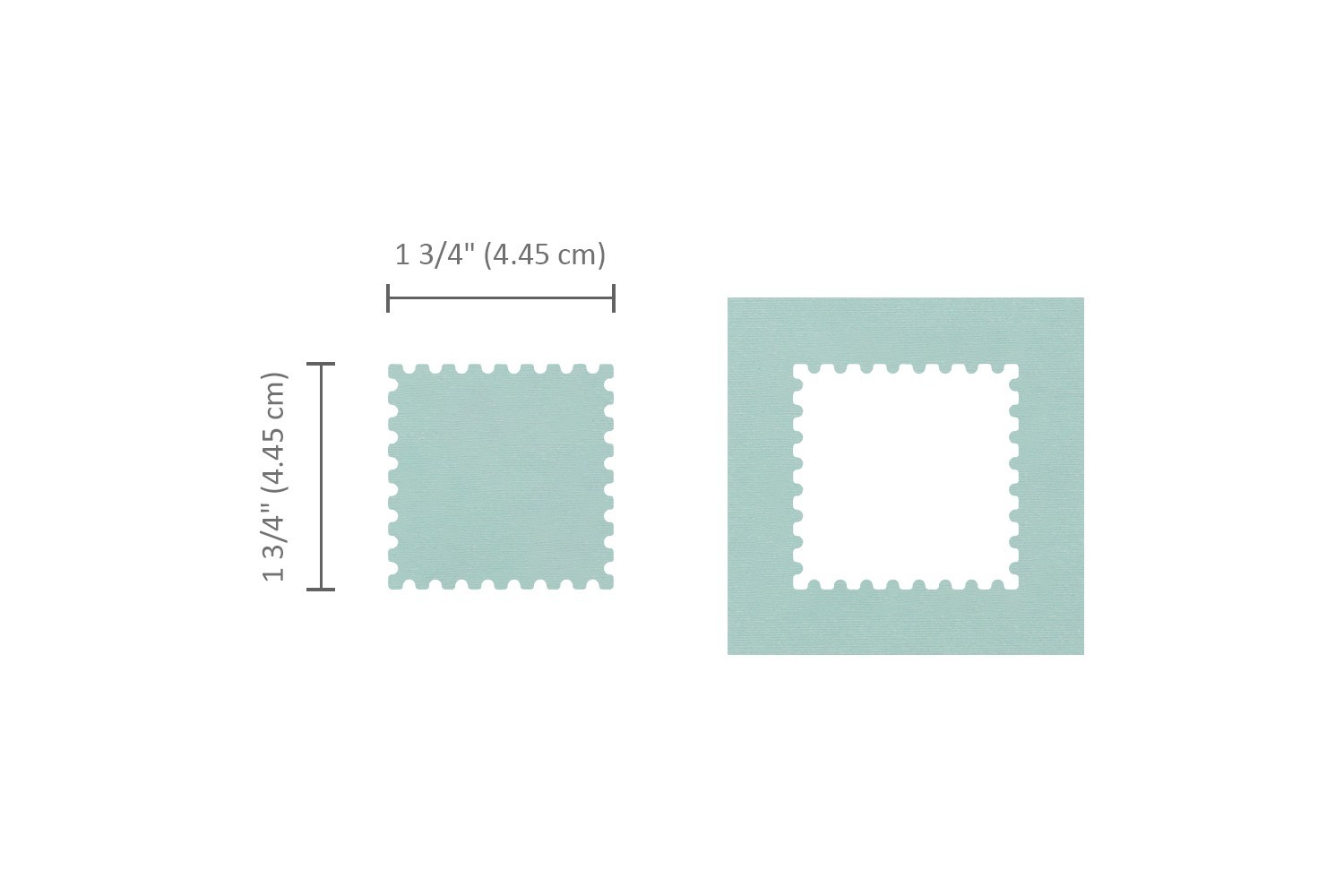 2.5″inch Post Stamp Shape Paper Craft Lever Punch Scrapbooking Cards Arts NEW
