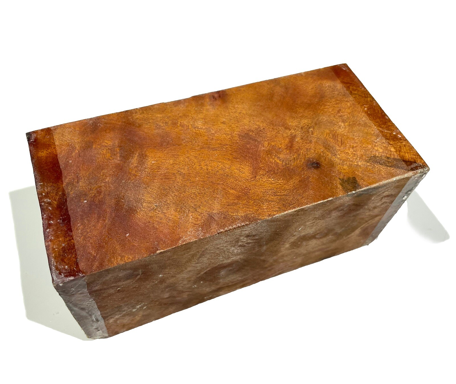 Camphor Burl wood turning blank 2-5/8″ x 2-5/8″ x 5-5/8″ (b33) Dried