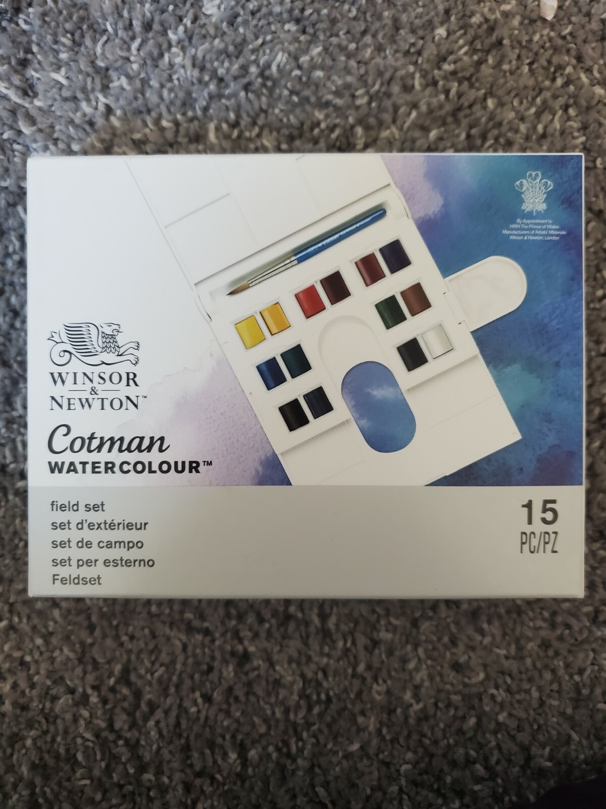 Winsor & Newton Cotman Watercolour Field Set, 15pc
