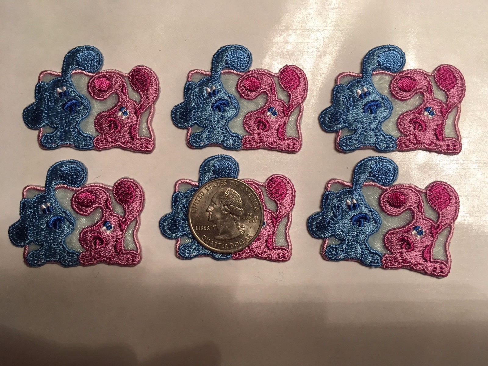 Blues Clues patch blues clues iron on sew on patches 1.75″ wide lot of 6 pcs