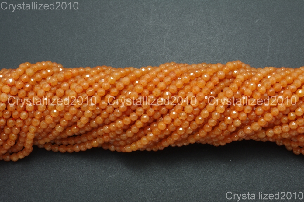 AAA Natural Gemstones Faceted Round Beads Crystal Quartz Amethyst 2mm 3mm 15.5”