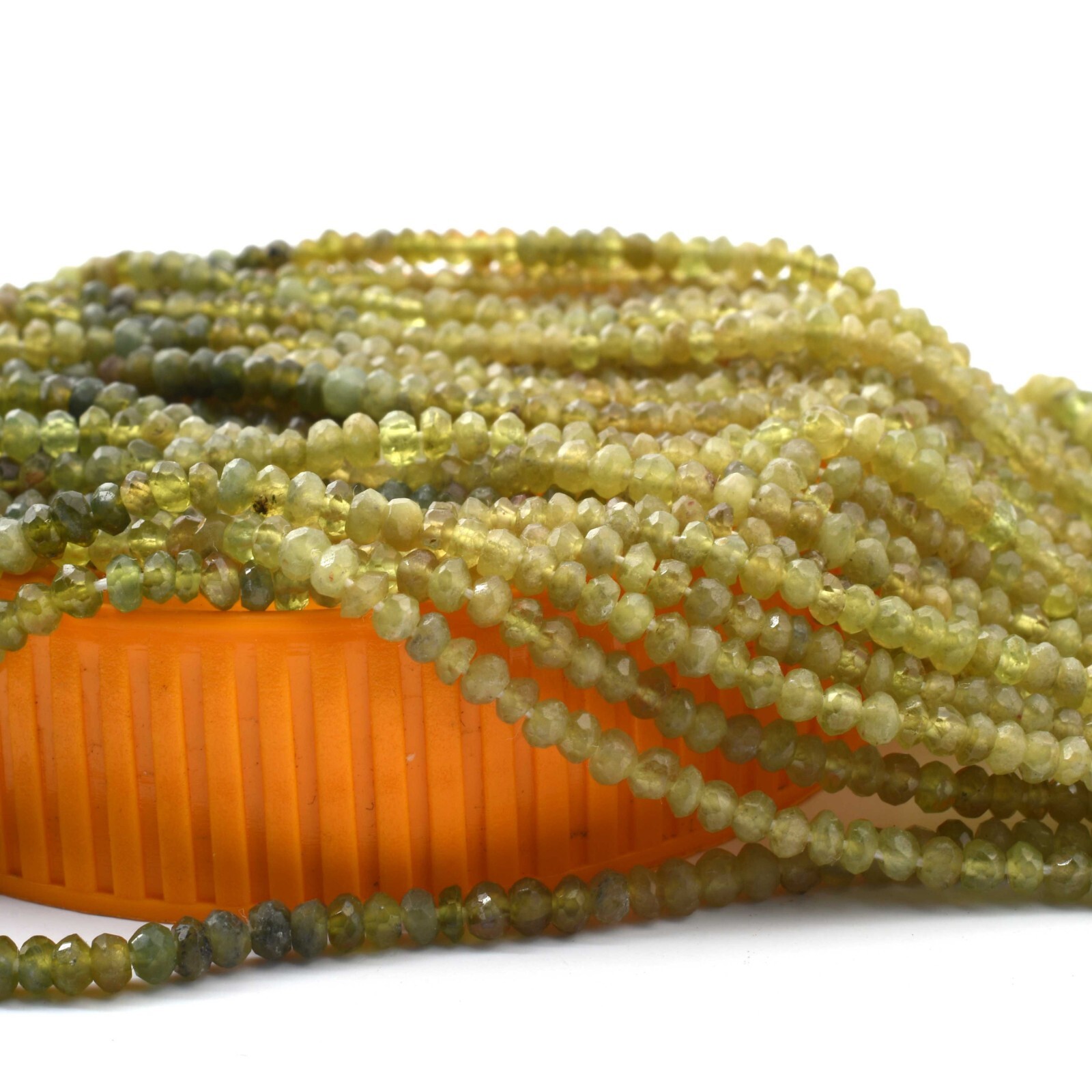 Natural Vessonite Rondelle faceted beads ,Vessonite faceted beads, Vessonite