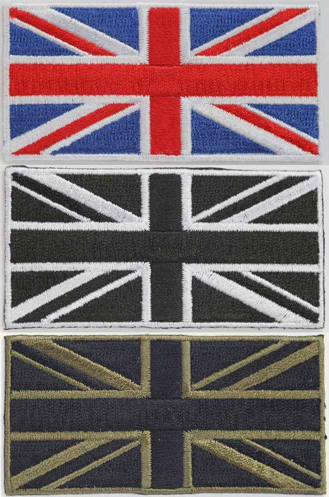 United Kingdom Flag Iron on Patch, badge, UK, England