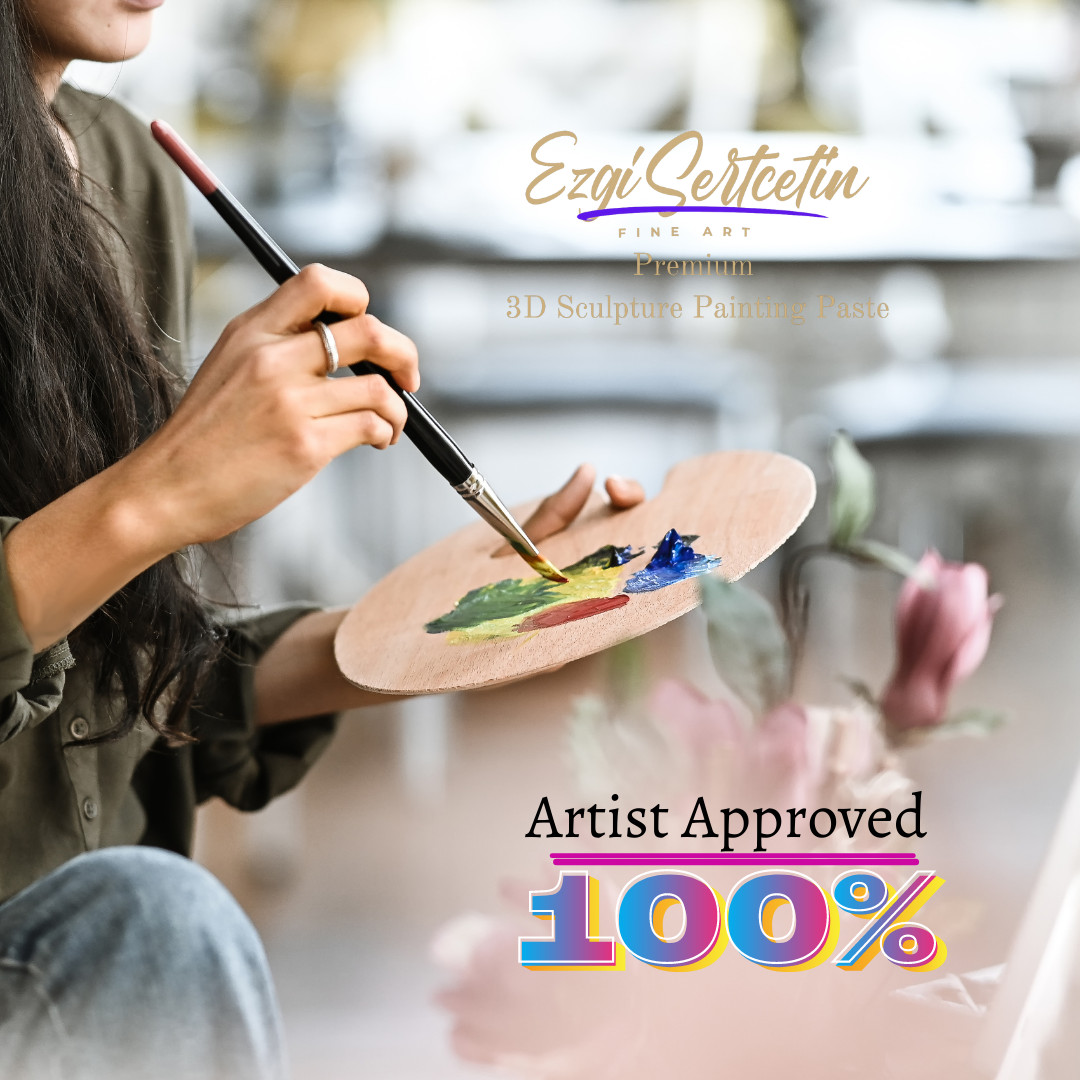 3D Sculpture Painting Paste|Texture Paste|Decorative Plaster|6 oz