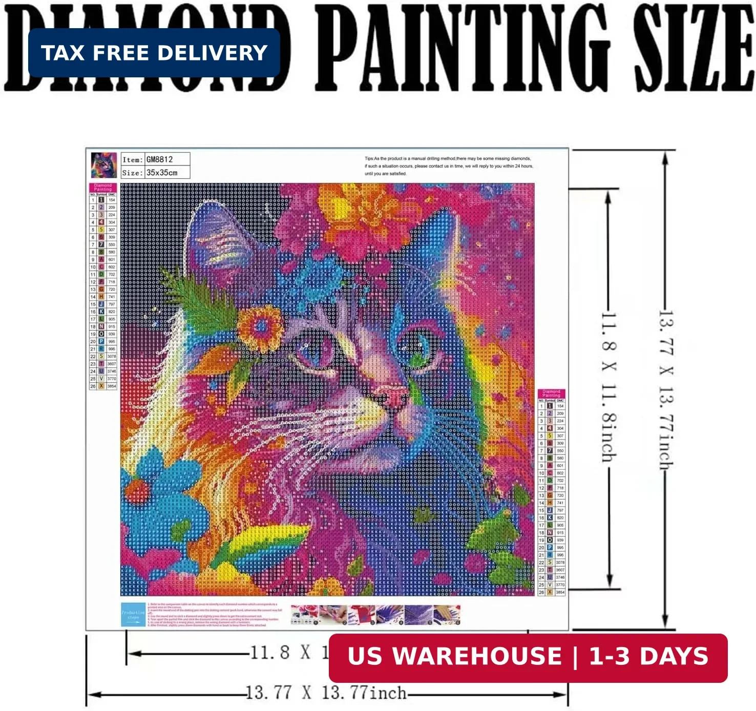 5D Diamond Painting Kits for Adults,Cat Lovers Diamond Art Kits for Adults Begin