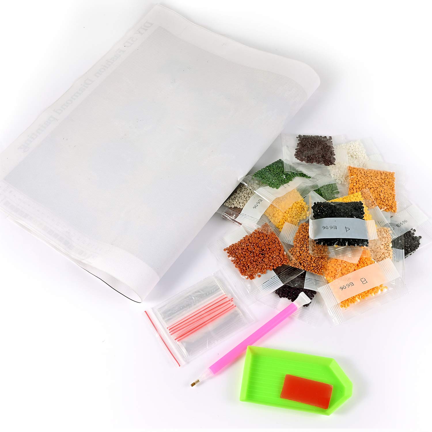 Color Abstract Diamond Painting Kit Full Drill Wall Art Decoration Set