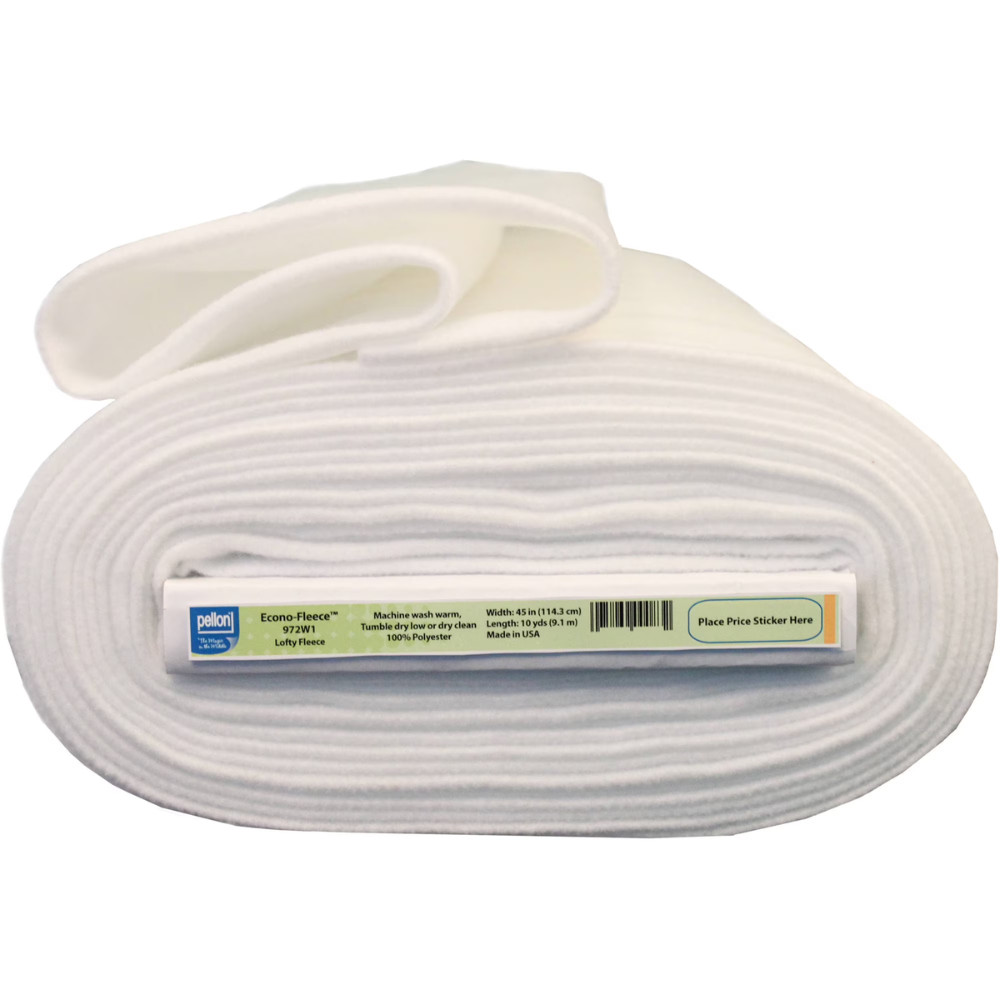 Pellon 972 Fleece Quilting & Batting Fabric, White 45″ x 10 Yards by The Bolt