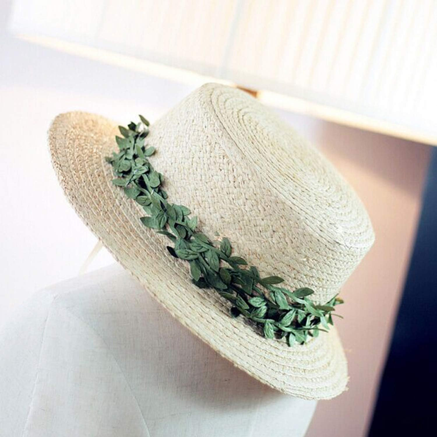 5 Roll Total 109 Yards Olive Green Leaves Leaf Trim Ribbon Artificial Vines L…