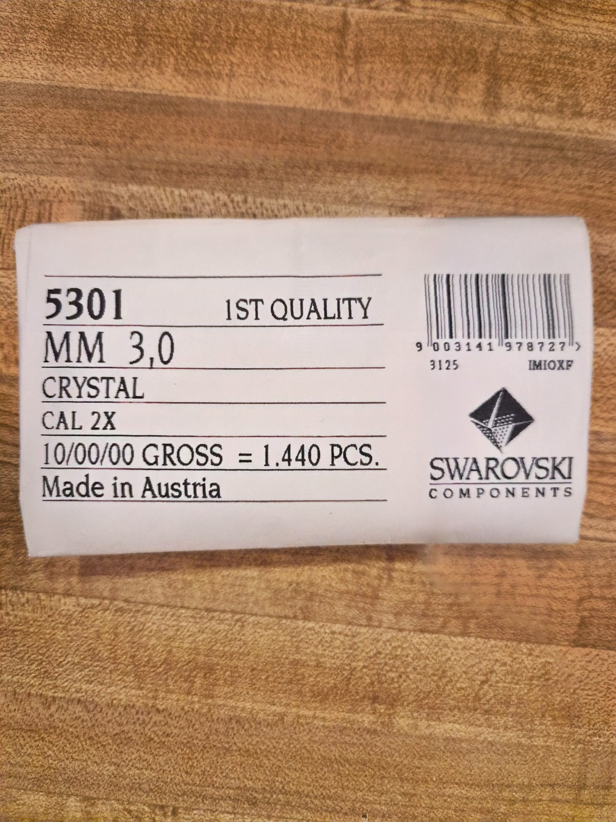 Swarovski 3mm Crystal Bicone 5301/5328 Beads Factory Pack 1440 pcs