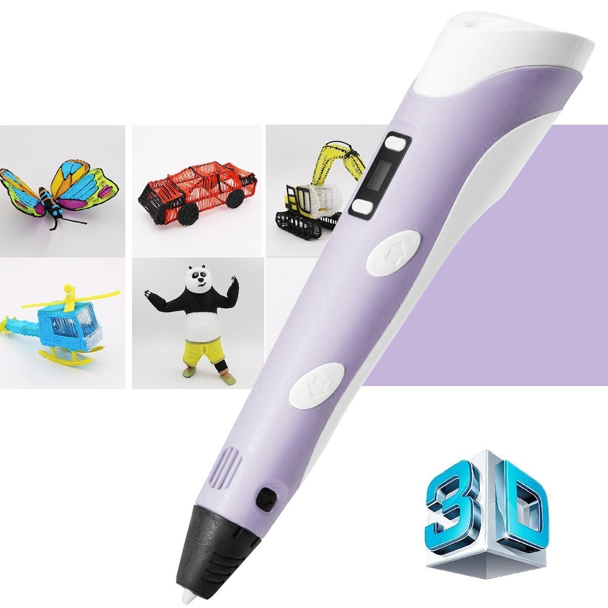 3D Printing Pen Kids Bundle – Birthday Gift set for Creative Minds 20 Colors US