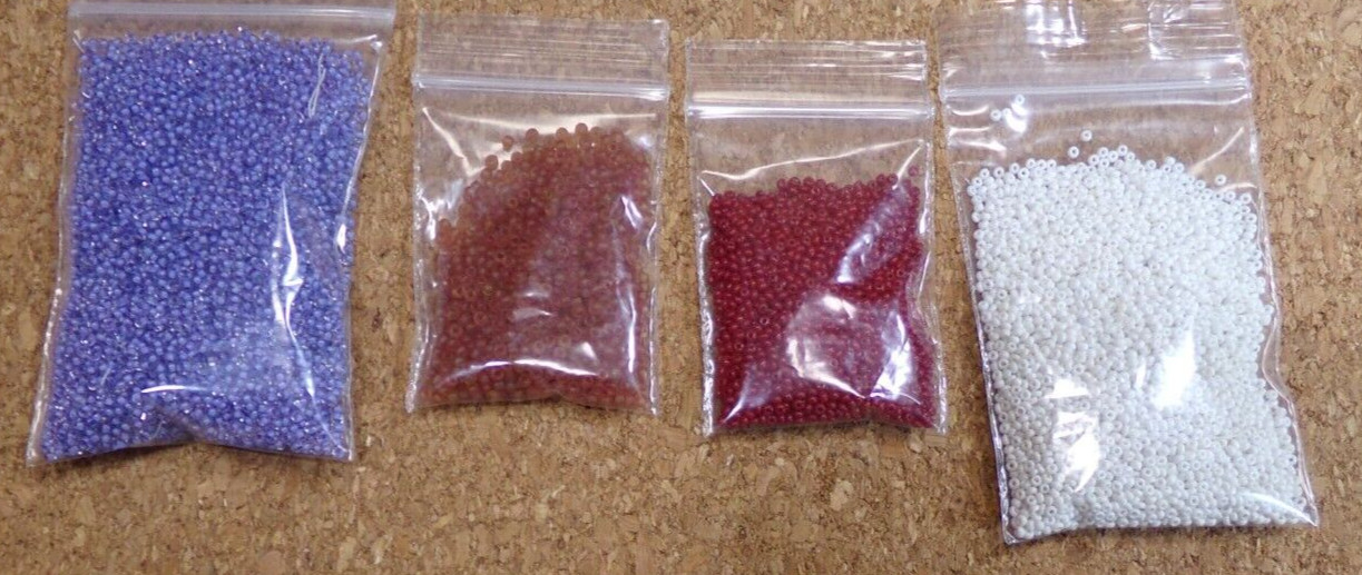 SIZE 12/0 – 14/0 LOT CRAFT SEED BEADS 83 g 2.9 OZ LX32 bz8cr