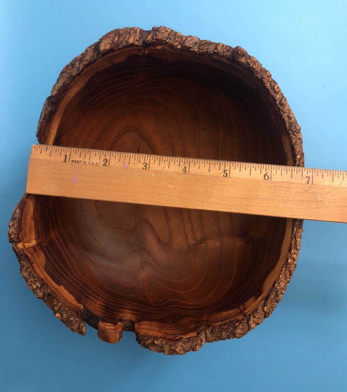 1994 Tom Mumper Mulberry Live Edge Hand-Turned Bowl Signed, Dated, #691