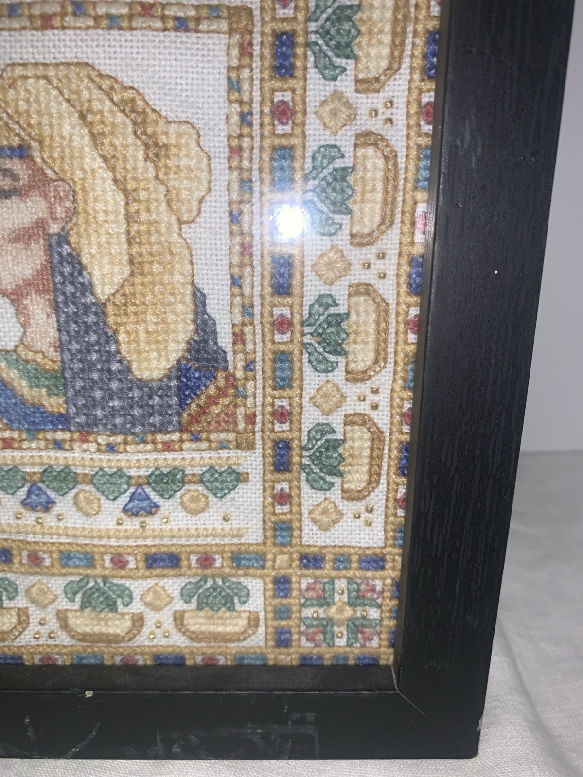 Ancient Egypt Icons, , Completed Cross Stitch . Very Complicated And Detailed.