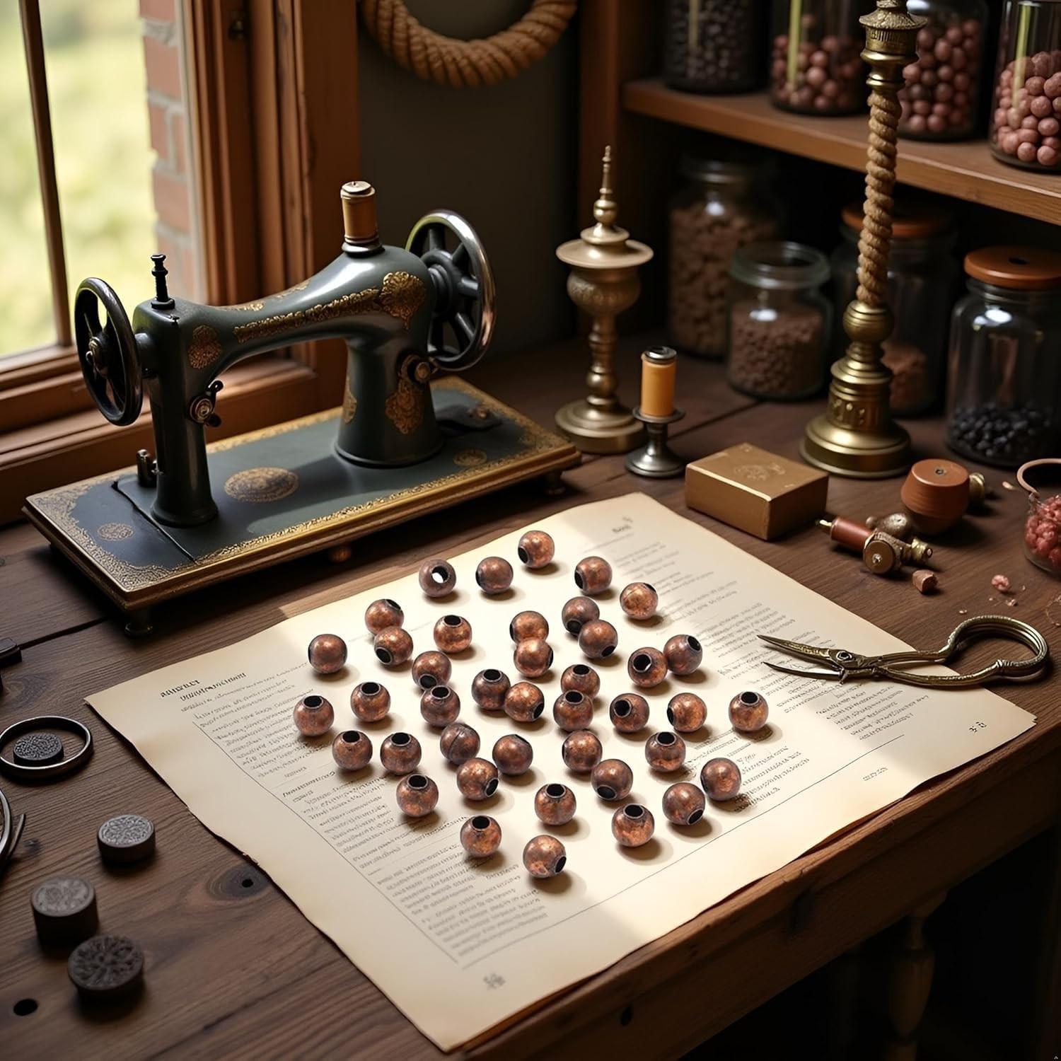 300Pcs/lot 3mm Antique Copper Round Spacer 3.0 Millimeters,
