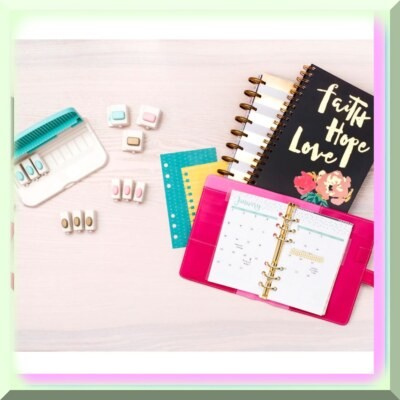 15-Piece Punch Board Planner Crafting Set