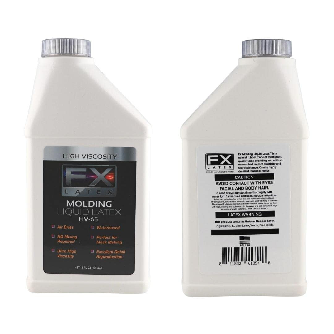 HV-65 Pint of High Viscosity Natural Liquid Latex Mold Making Rubber