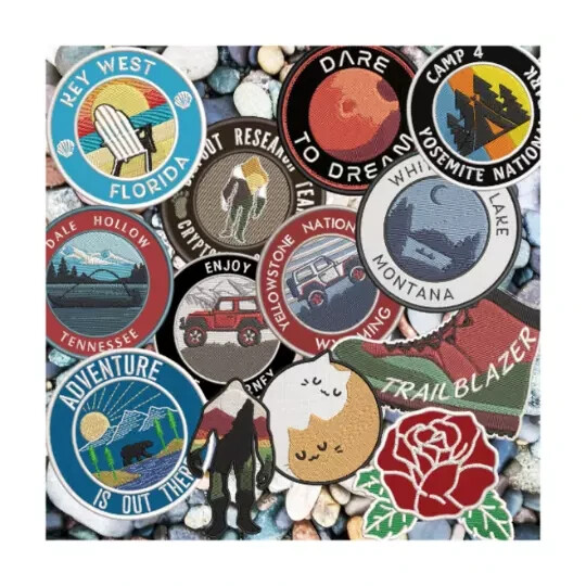 Rolling Stones Tongue Embroidered Iron-on Patch 3″ x 3.4″ Mick Jagger