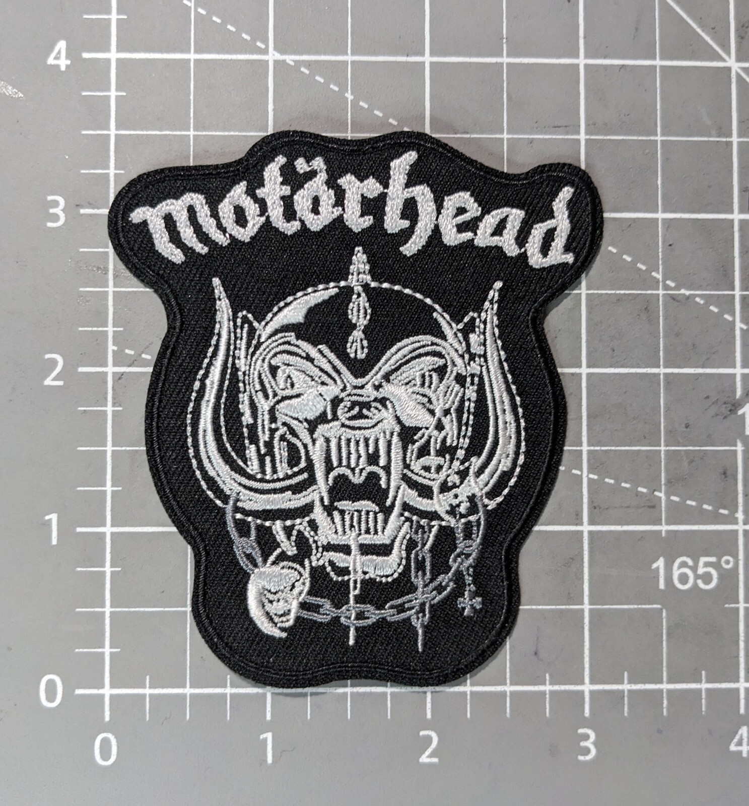 Motorhead Patch English Heavy Metal Rock Band Music Embroidered Iron On 3.5×3″