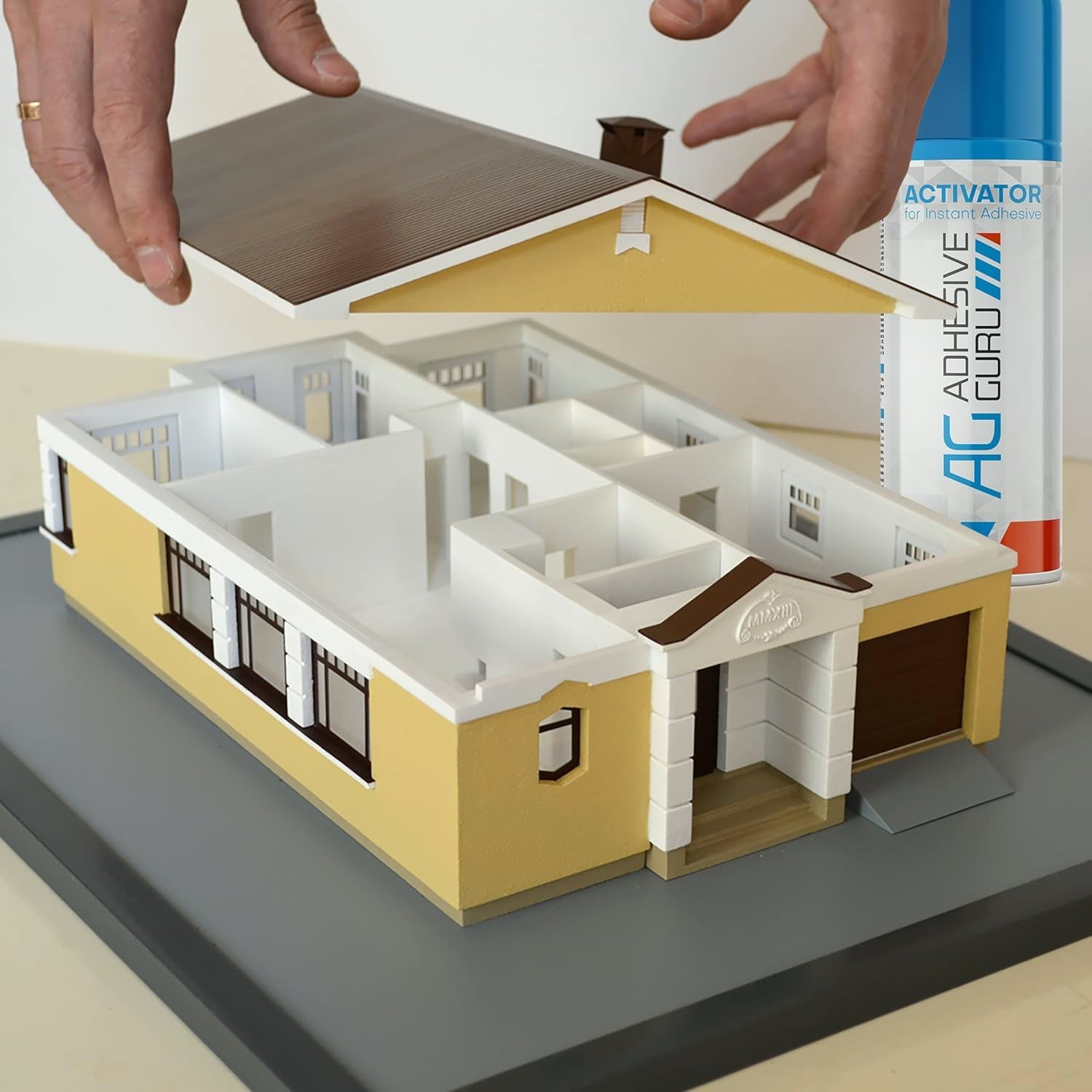 Adhesive Guru CA Glue with Activator for Woodworking (6 x 1.7 oz – 6 x 6.76 fl o