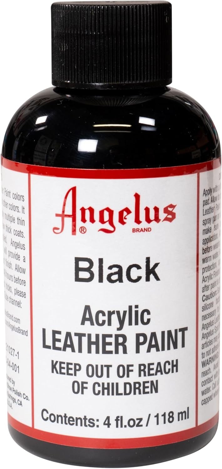 Angelus Acrylic Leather Paint for Shoes, Sneakers, Leather, Canvas, and more.