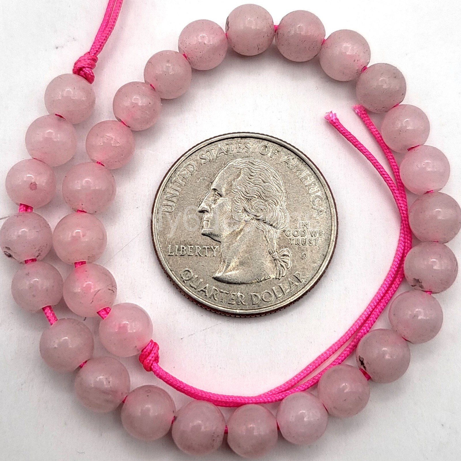 Big Hole Rose Quartz Beads Large Hole 6-12mm 7.5″ Gemstone Jewelry Making DIY