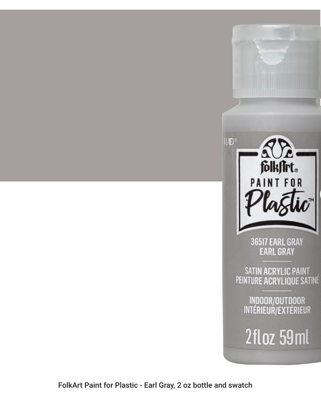 Paint For Plastic by FolkArt, Works Better on Plastics! Build a Set/CHOOSE COLOR