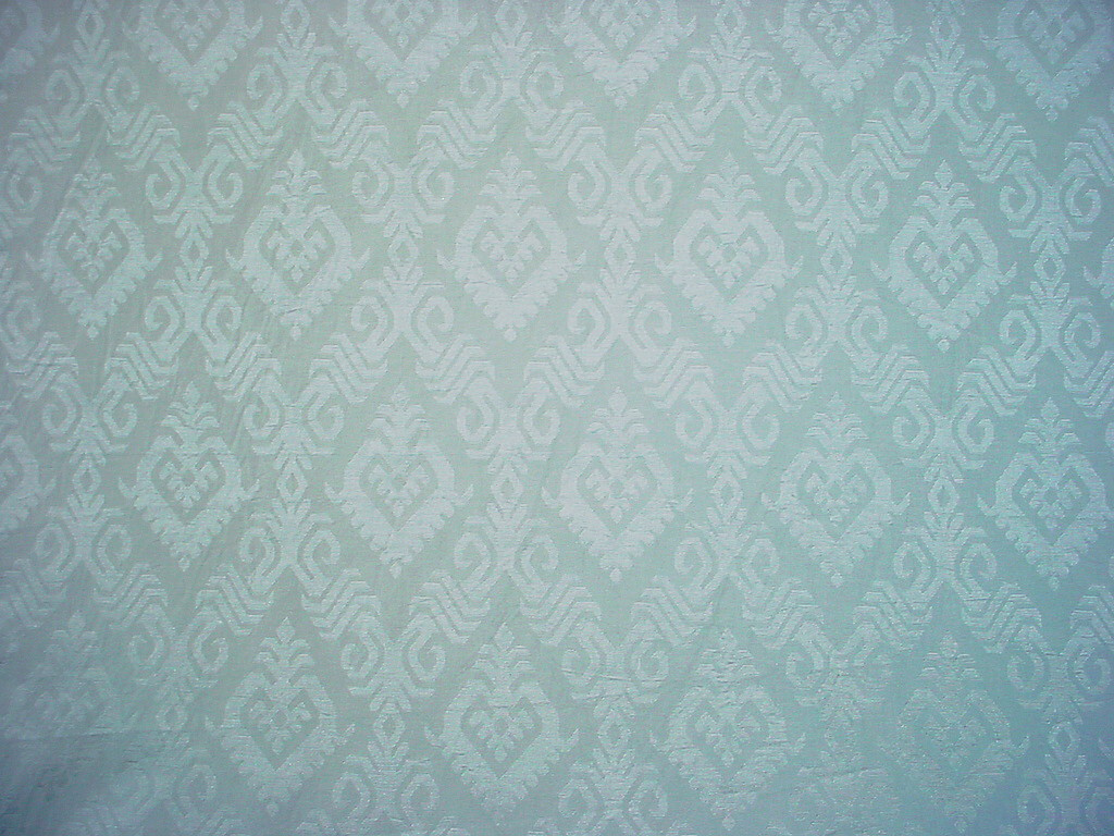 13-5/8Y Kravet Lee Jofa 200201 Lockely Damask Aqua Drapery Upholstery Fabric
