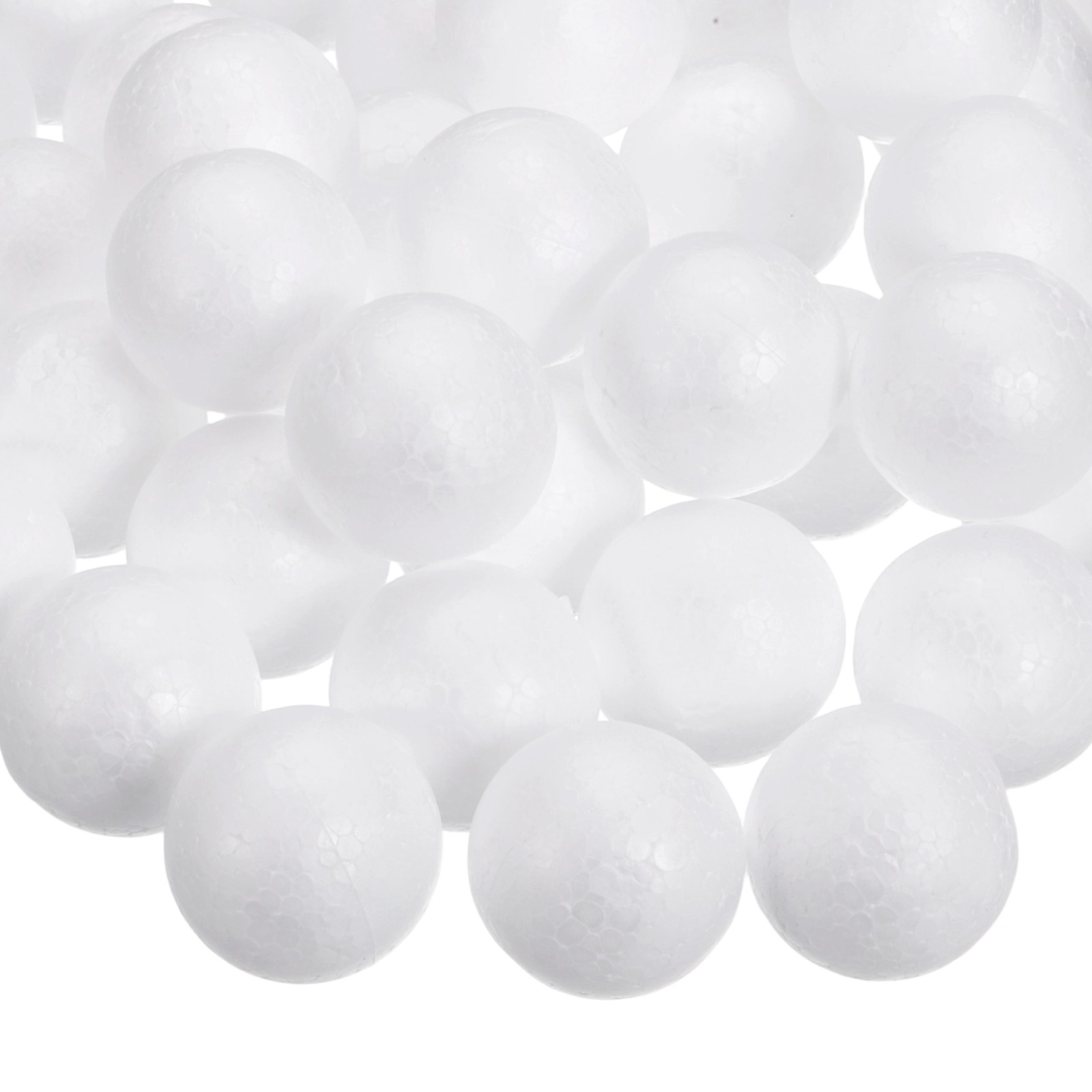 57 Pcs White Foam Balls 0.5 Inch Polystyrene Foam Ball for Crafts