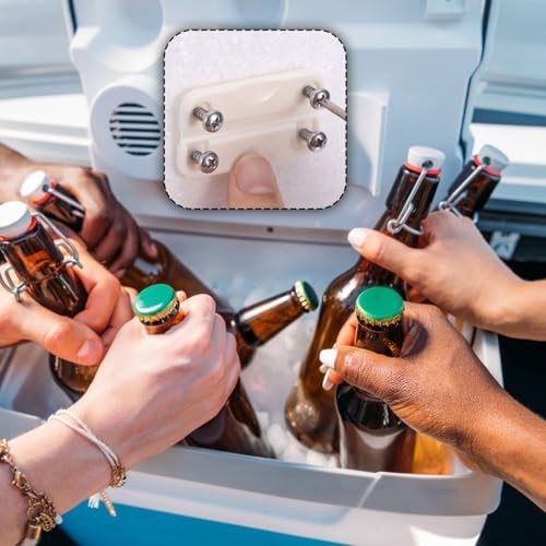 BOXOB 4pcs Cooler Hinges for Igloo, 2.32×1.26 Inch Cooler Plastic Hinges with