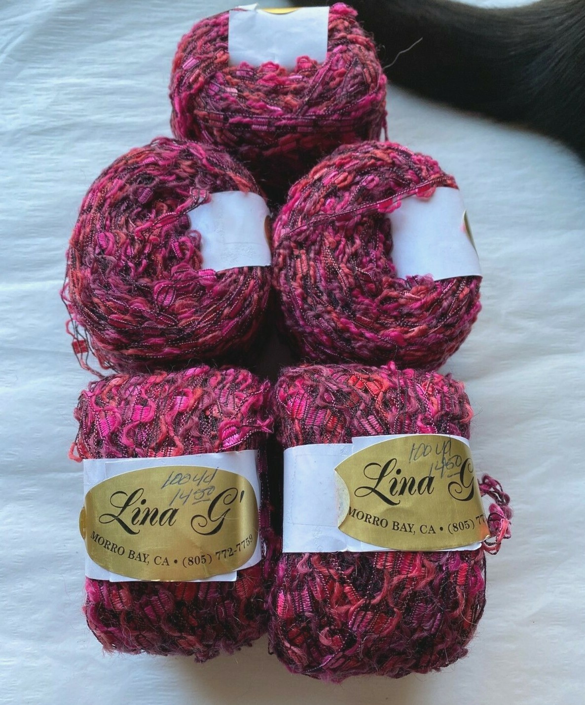 Private Label 100 Yards Polyamide Cherry Berry Combo Rail Yarn