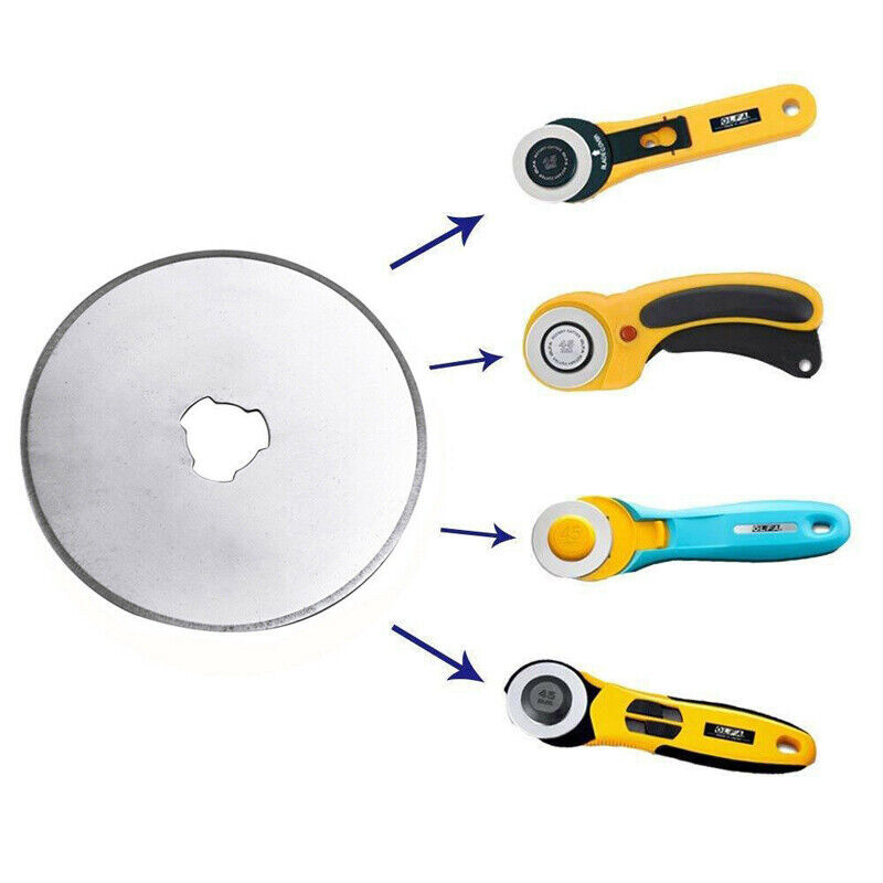 Rotary Cutter Spare Blades 28mm & 45mm Leather Quilters Sewing Patchwork Fabric