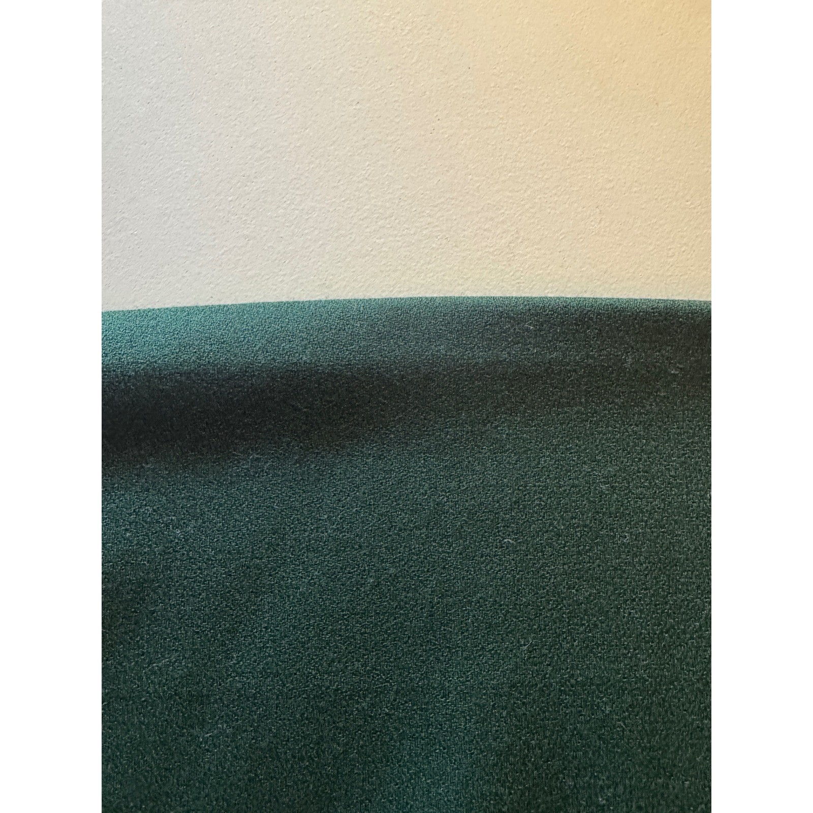 Wool Fabric Textile Unisex 68×60 Forest Green 100% Wool Heavyweight Solid