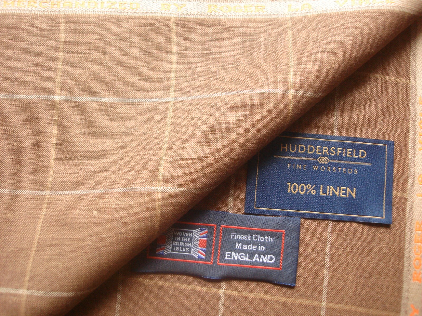 KITON WOOL JACKETING FABRIC “Vintage” MADE IN SCOTLAND FOR kiton – 2.0 m
