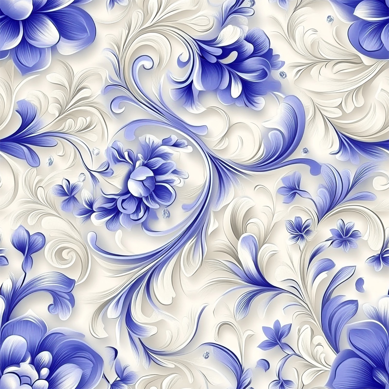 45″ Wide Birthday Cake Fabric (Royal Purple) 100% Cotton Digital Print
