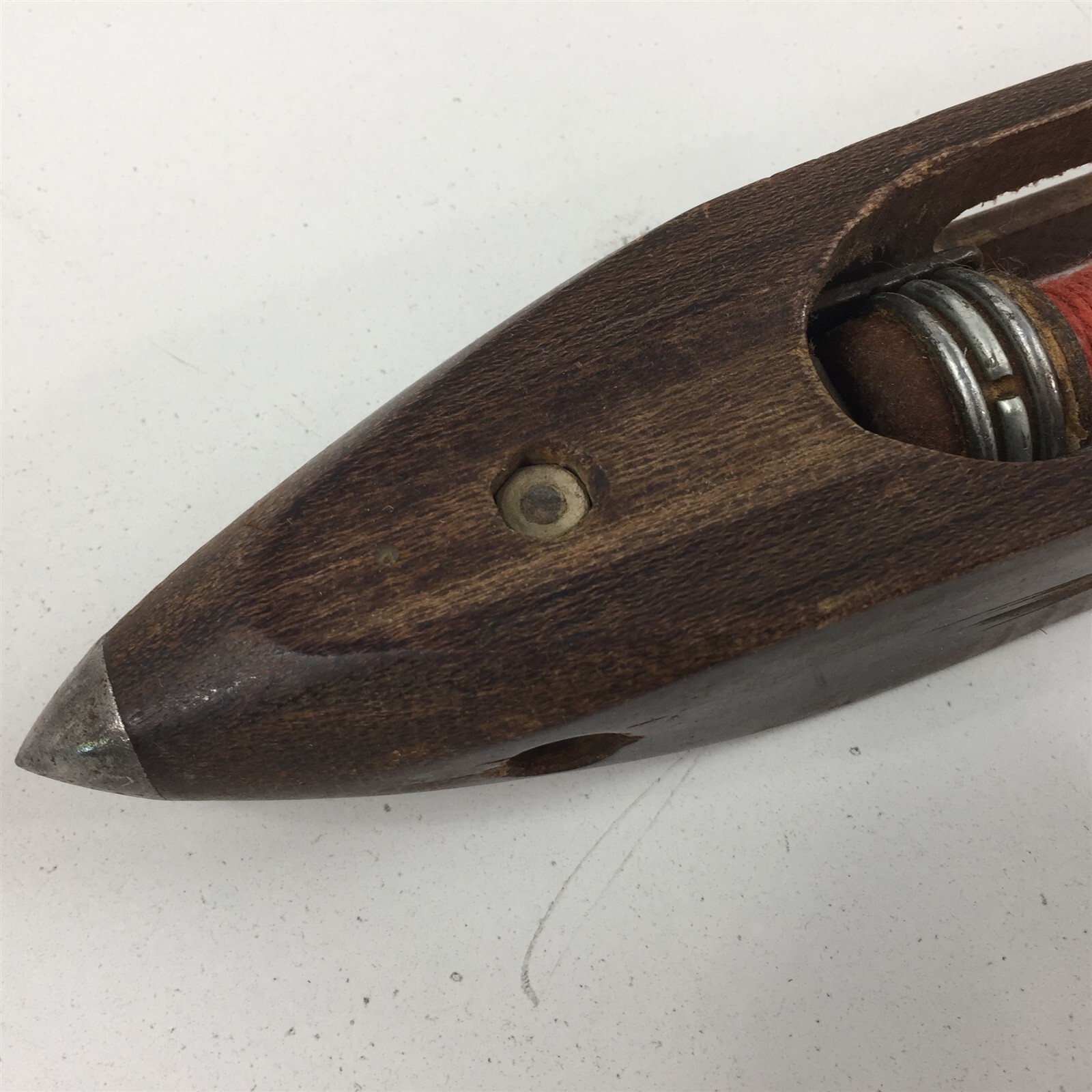 Antique Wooden Loom Weaving Fly Shuttle 16″ x 2″ – 1 Unit