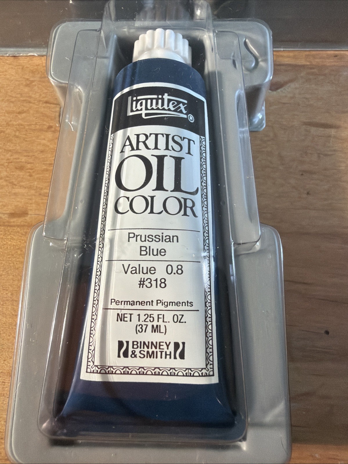 Liquitex Oil Paint Lot (3). Viridian #398, Prussian blue #318, Green Earth #214