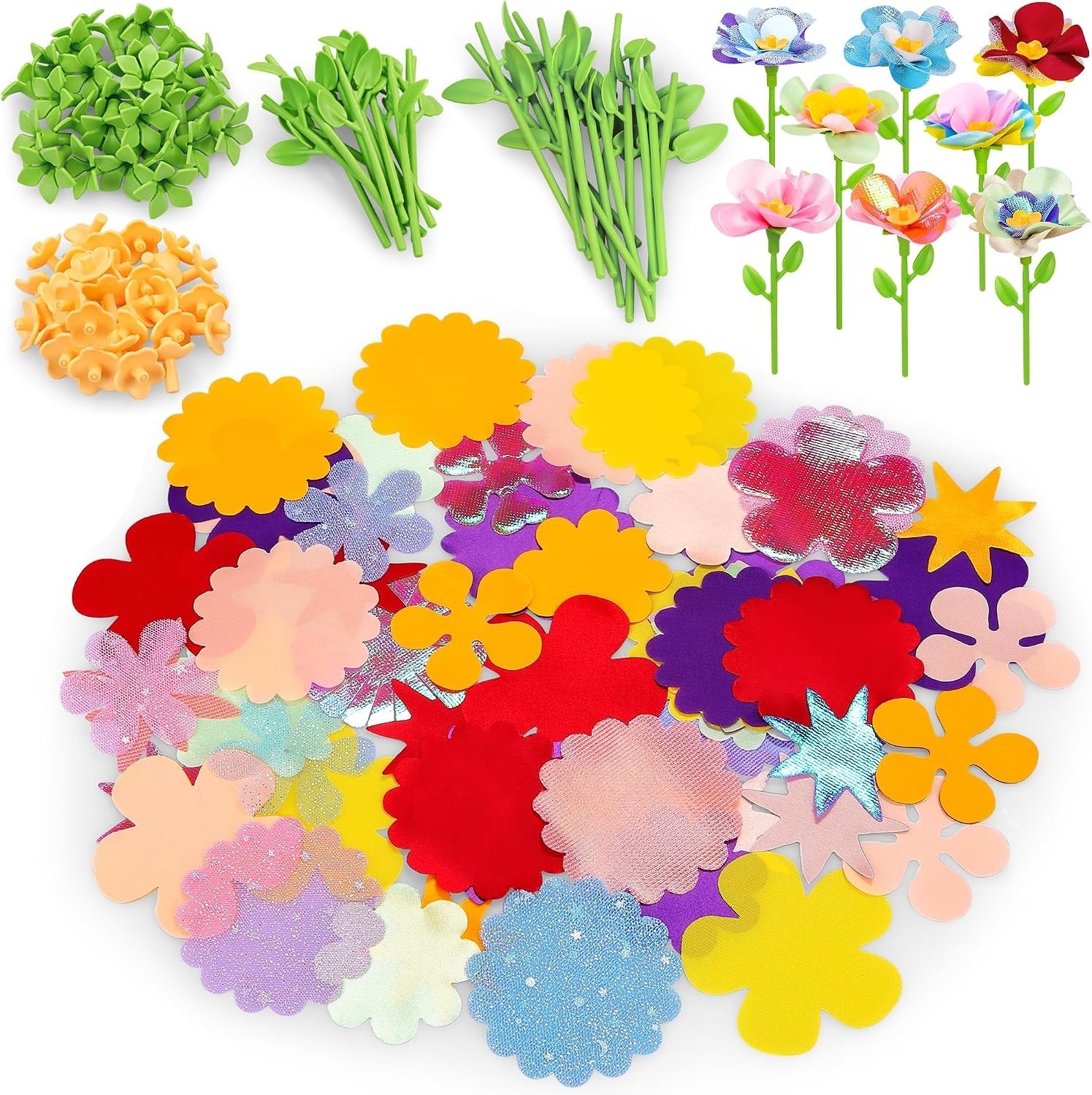 Engaging Flower Craft Kit for Kids – Develop Fine Motor Skills Creatively