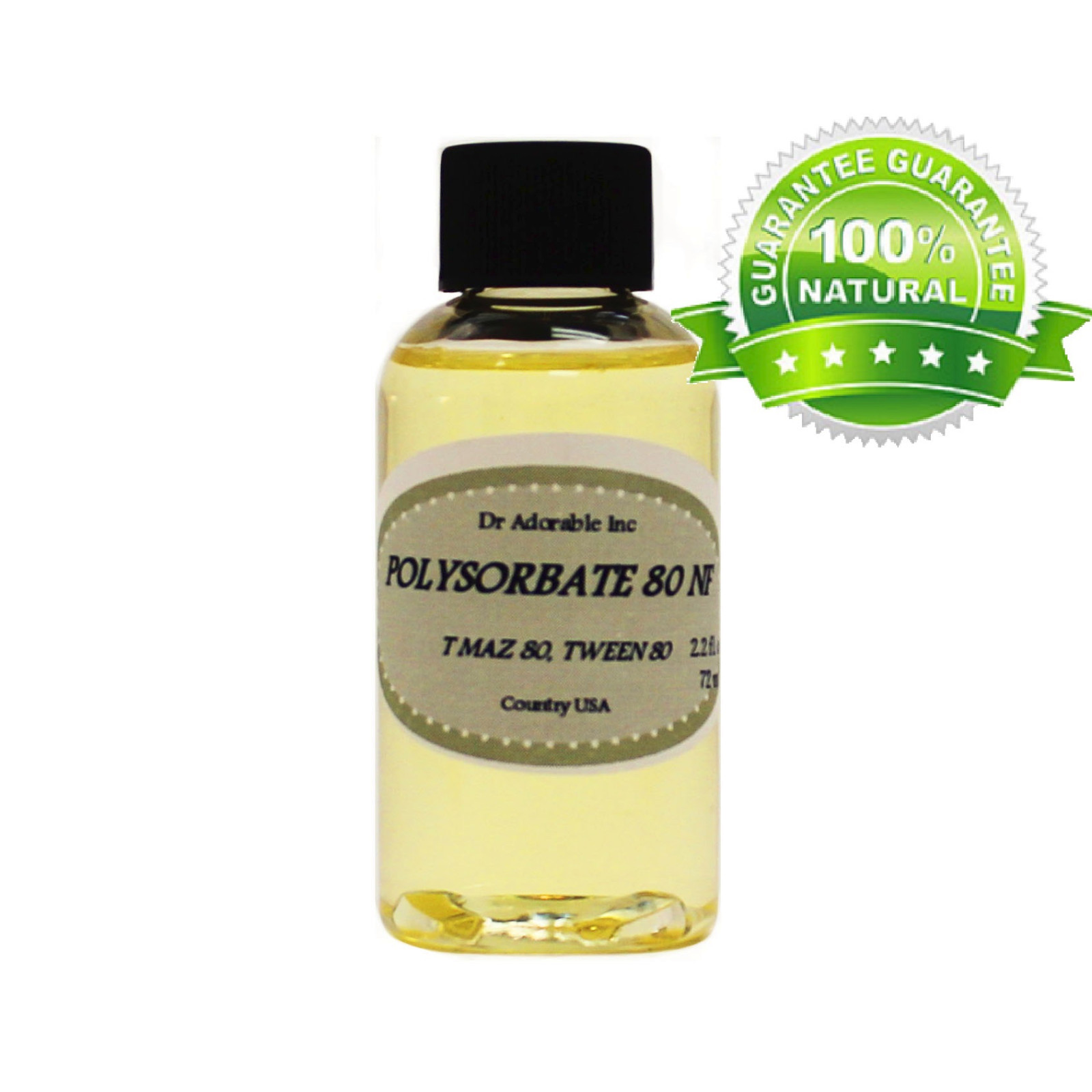 PURE POLYSORBATE 80 T MAZ 80, TWEEN 80 2 OZ 4 OZ 8 OZ 12 OZ 16 OZ to 1 GALLON